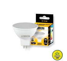 Лампа (5W) GU5 Lebron LED Рыб.глаз 4100К