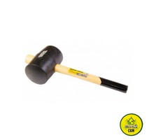 Киянка гумова (1,2кг) чорна Intertool