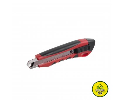 Нож Intertool крас-черн 18мм саласка НТ-0506