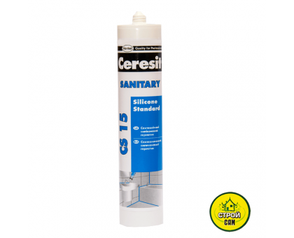 Герметик Ceresit CS15 белый Sanitary (280мл)