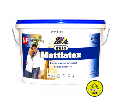 Краска Dufa Mattlatex D100 (5л/7кг)