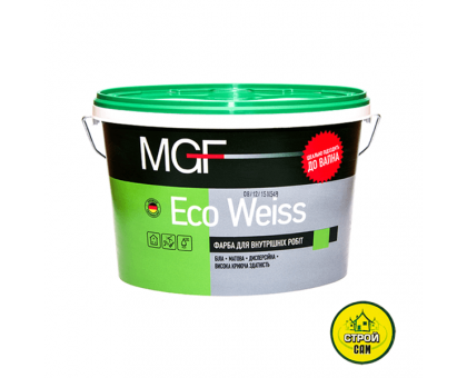 Краска MGF Eco Weiss (3,5кг)