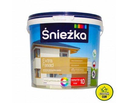 Краска Sniezka Extra Fasad (3л/4,2кг)